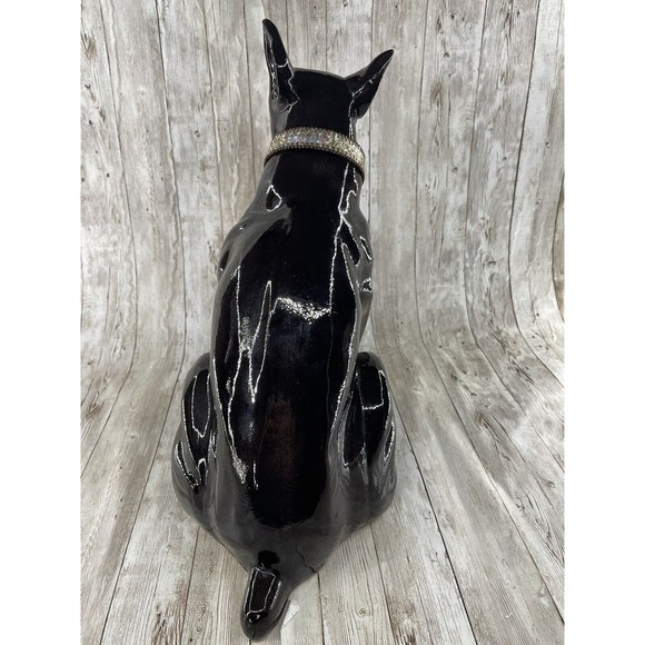 Vintage Huge 14” Doberman Pincher Dog Mike’s Mold Ceramic Figure Full Size - Picture 6 of 16